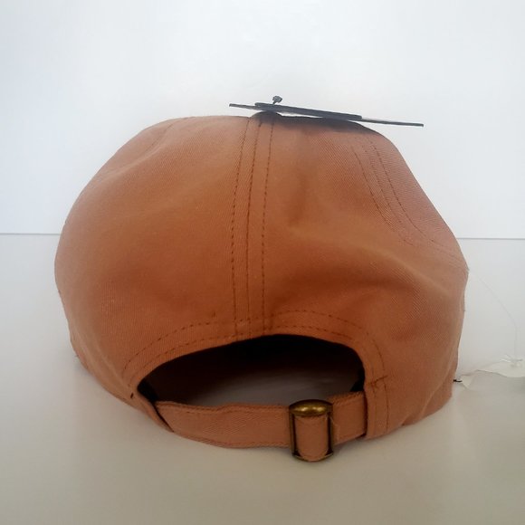 DOG MOM Cap Hat Muted Coral Taupe Sherpa Paw Applique Adjustable - Picture 4 of 5